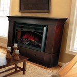 Providence Chadwick Mantel with 28" Electric Flame Firebox